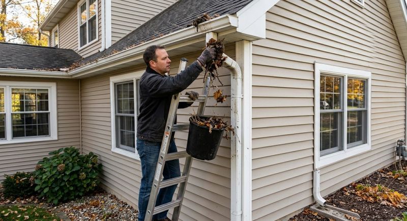 Gutter Blockage Removal in Fredericksburg, VA