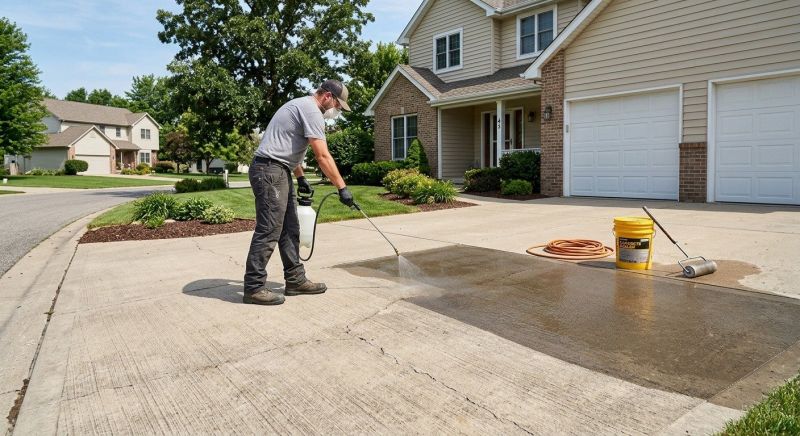 Sidewalk Concrete Sealing in Renton, WA