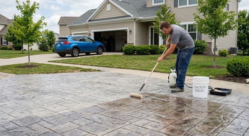 Sidewalk Concrete Sealing in Alpharetta, GA